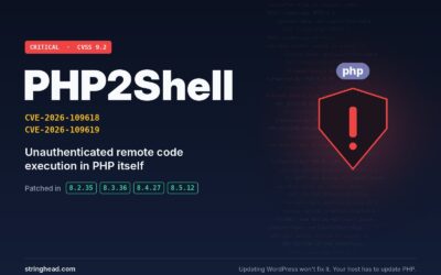 PHP2Shell (CVE-2026-109618 and CVE-2026-109619): what website owners need to do now