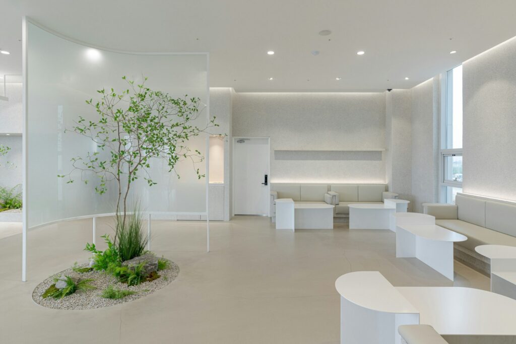 Bright, modern clinic interior